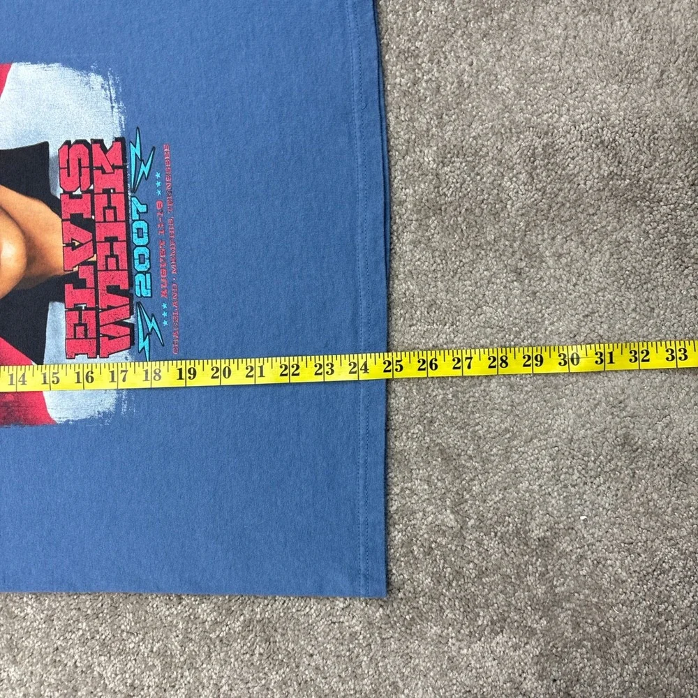 Vintage 2007 Elvis Presley Elvis Week Graceland Memphis T Shirt Medium